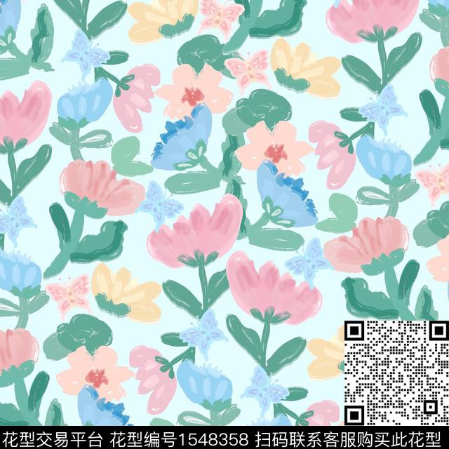 草莓玫瑰花大花数码印花华亿平台下载（图片编号: 1548358） - 瓦栏（Walan）