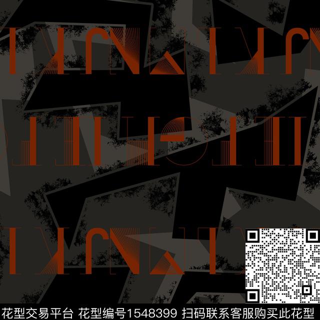 几何抽象男装男装传统印花华亿平台下载（图片编号: 1548399） - 瓦栏（Walan）