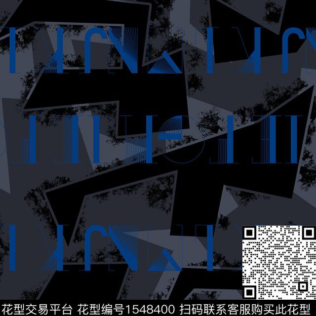 几何抽象男装男装传统印花华亿平台下载（图片编号: 1548400） - 瓦栏（Walan）