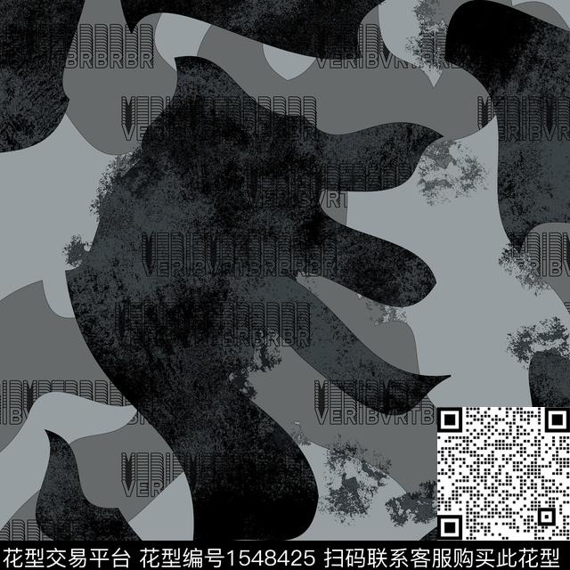 迷彩几何抽象男装传统印花华亿平台下载（图片编号: 1548425） - 瓦栏（Walan）