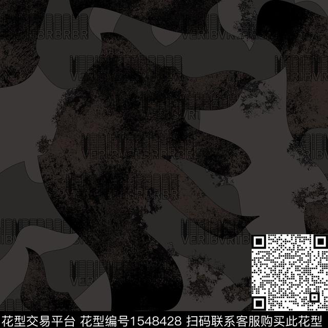 迷彩几何抽象男装传统印花华亿平台下载（图片编号: 1548428） - 瓦栏（Walan）