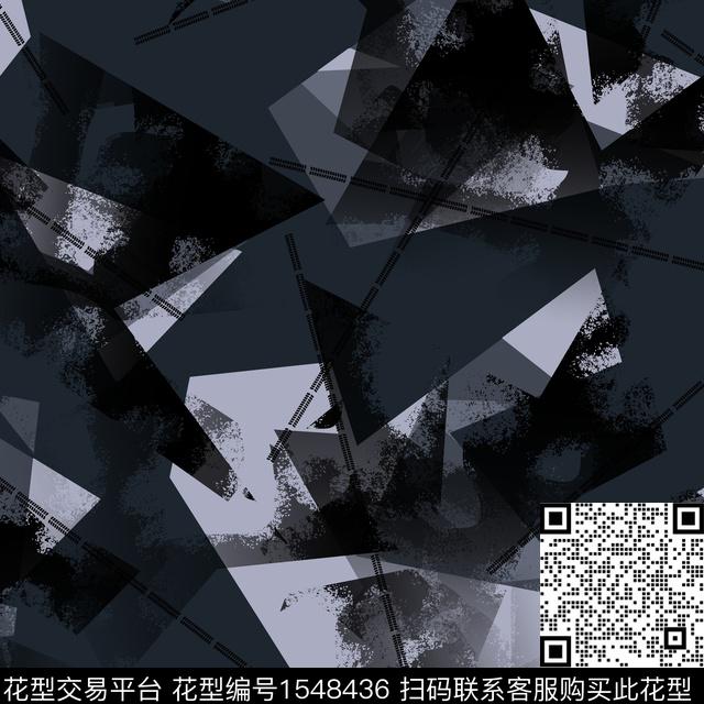 迷彩几何男装传统印花华亿平台下载（图片编号: 1548436） - 瓦栏（Walan）