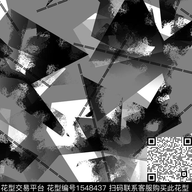 迷彩几何男装传统印花华亿平台下载（图片编号: 1548437） - 瓦栏（Walan）