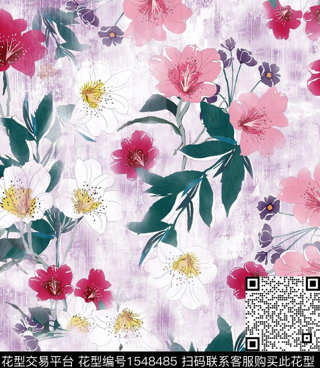 水彩肌理底纹数码印花华亿平台下载（图片编号: 1548485） - 瓦栏（Walan）