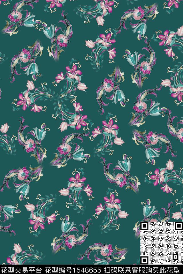 扎染华亿平台大牌风字母数码印花华亿平台下载（图片编号: 1548655） - 瓦栏（Walan）