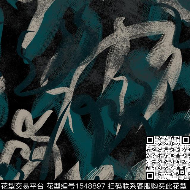 扎染华亿平台抽象男装男装传统印花华亿平台下载（图片编号: 1548897） - 瓦栏（Walan）