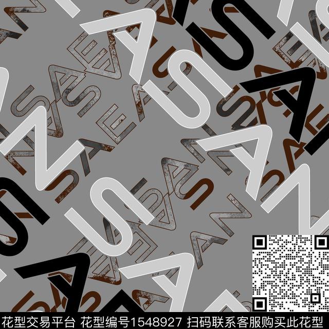 休闲字母男装数码印花华亿平台下载（图片编号: 1548927） - 瓦栏（Walan）