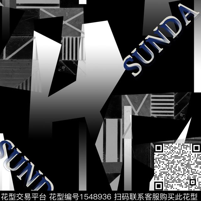 几何抽象男装男装传统印花华亿平台下载（图片编号: 1548936） - 瓦栏（Walan）