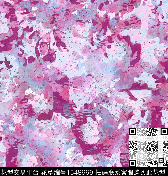 民族风抽象抽象花卉数码印花华亿平台下载（图片编号: 1548969） - 瓦栏（Walan）