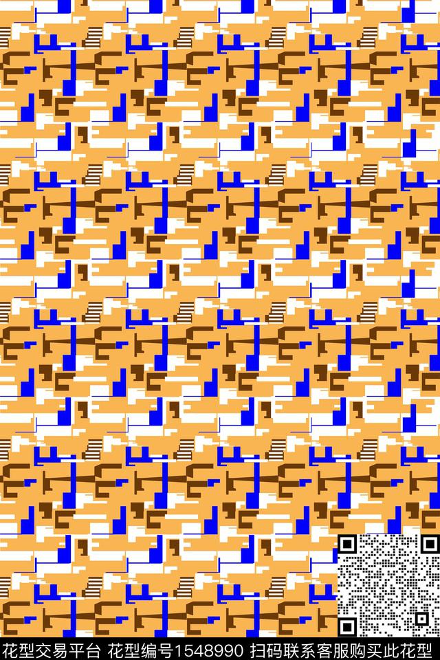 几何传统印花传统印花华亿平台下载（图片编号: 1548990） - 瓦栏（Walan）