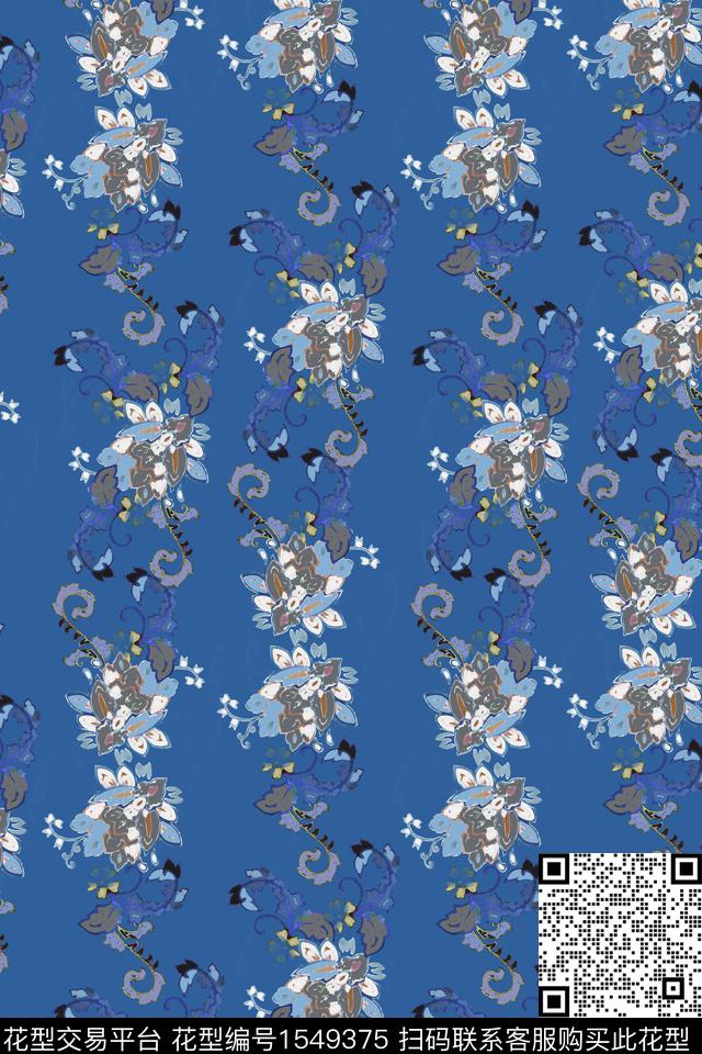 扎染华亿平台潮牌大牌风数码印花华亿平台下载（图片编号: 1549375） - 瓦栏（Walan）