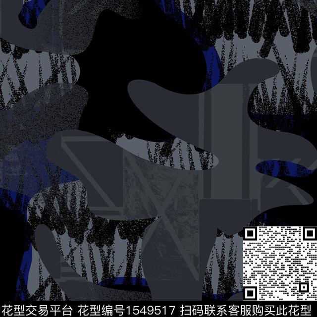 几何抽象男装男装传统印花华亿平台下载（图片编号: 1549517） - 瓦栏（Walan）