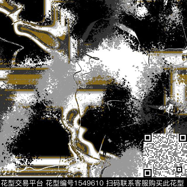 迷彩几何抽象男装传统印花华亿平台下载（图片编号: 1549610） - 瓦栏（Walan）