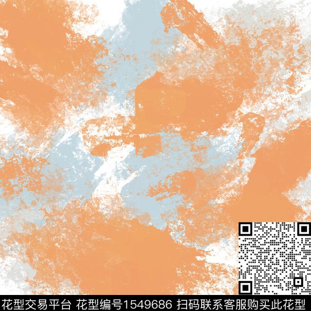 水彩抽象涂鸦数码印花华亿平台下载（图片编号: 1549686） - 瓦栏（Walan）