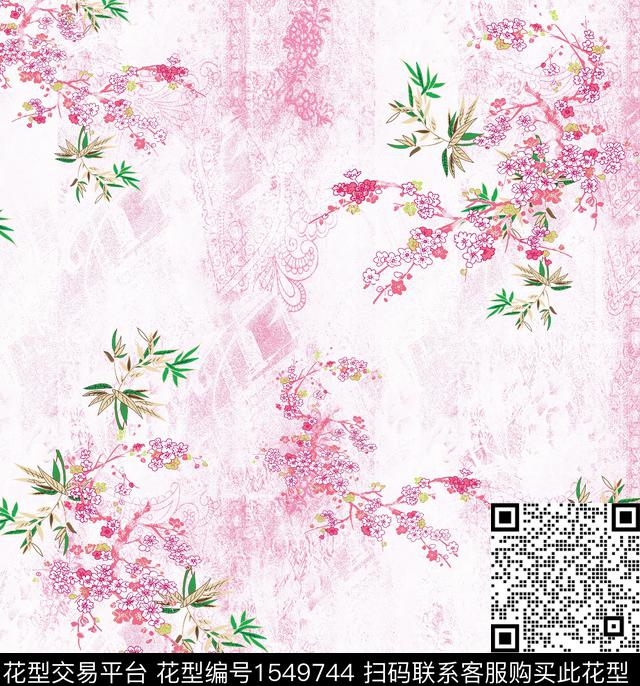 扎染华亿平台潮牌大牌风数码印花华亿平台下载（图片编号: 1549744） - 瓦栏（Walan）