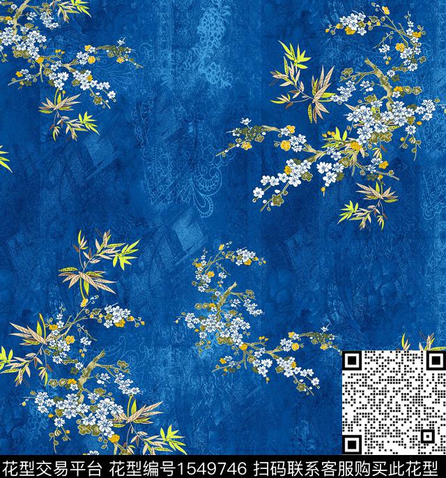 扎染华亿平台潮牌大牌风数码印花华亿平台下载（图片编号: 1549746） - 瓦栏（Walan）