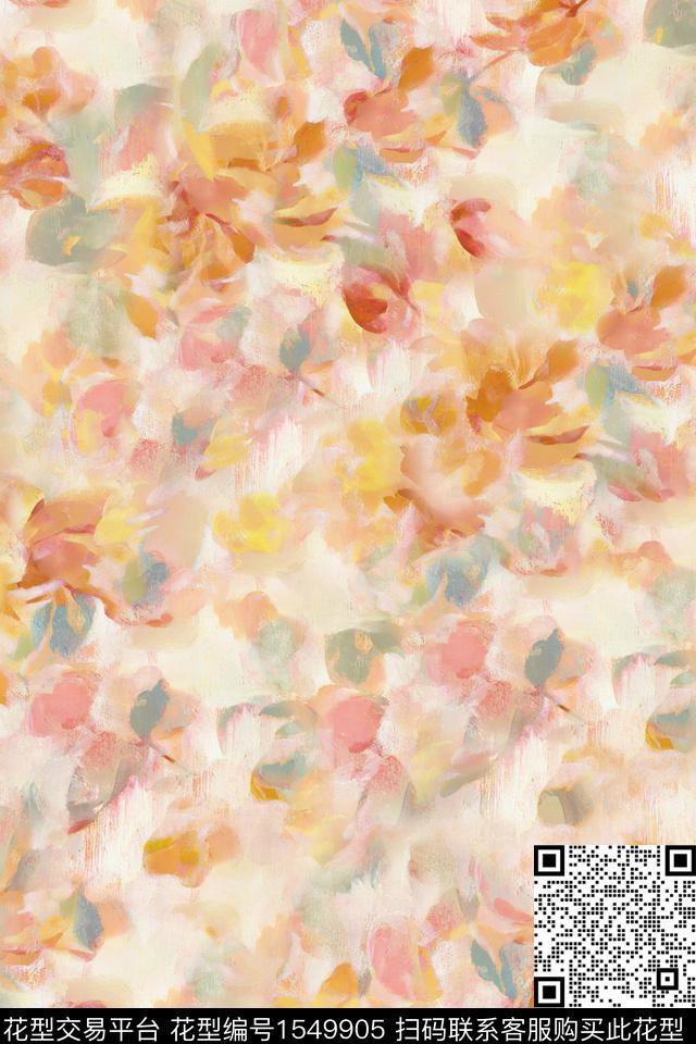 水彩抽象肌理数码印花华亿平台下载（图片编号: 1549905） - 瓦栏（Walan）