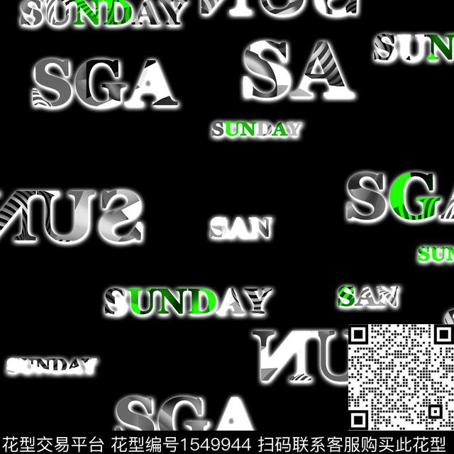 字母几何男装传统印花华亿平台下载（图片编号: 1549944） - 瓦栏（Walan）