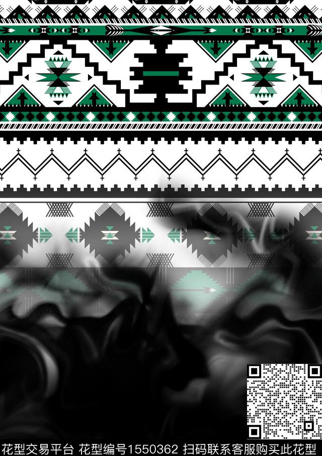 抽象几何男装传统印花华亿平台下载（图片编号: 1550362） - 瓦栏（Walan）