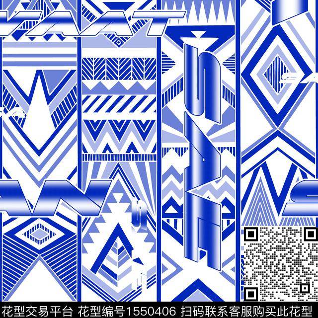 大牌风民族风几何传统印花华亿平台下载（图片编号: 1550406） - 瓦栏（Walan）