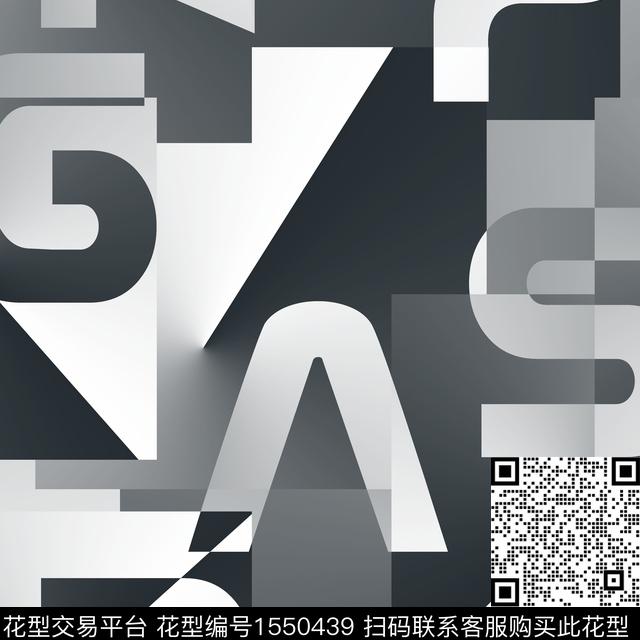 字母渐变几何传统印花华亿平台下载（图片编号: 1550439） - 瓦栏（Walan）