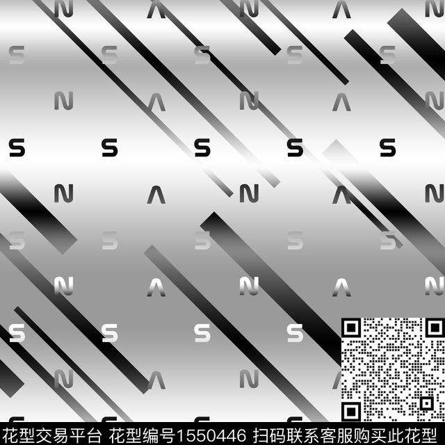 字母渐变几何传统印花华亿平台下载（图片编号: 1550446） - 瓦栏（Walan）