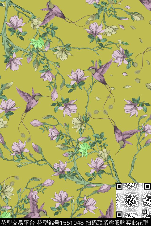民族风小碎花花卉数码印花华亿平台下载（图片编号: 1551048） - 瓦栏（Walan）