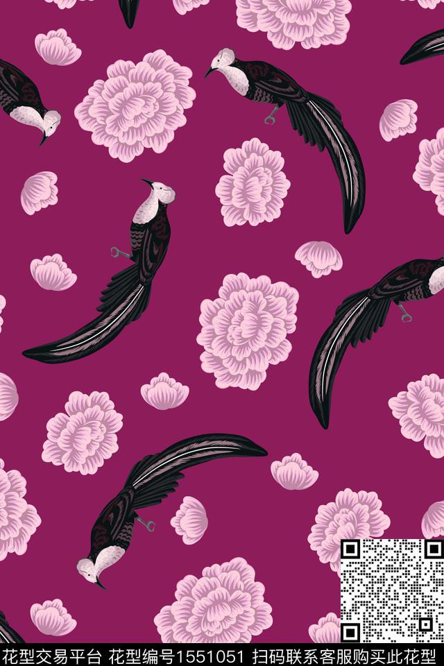 大牌风民族风定位花数码印花华亿平台下载（图片编号: 1551051） - 瓦栏（Walan）