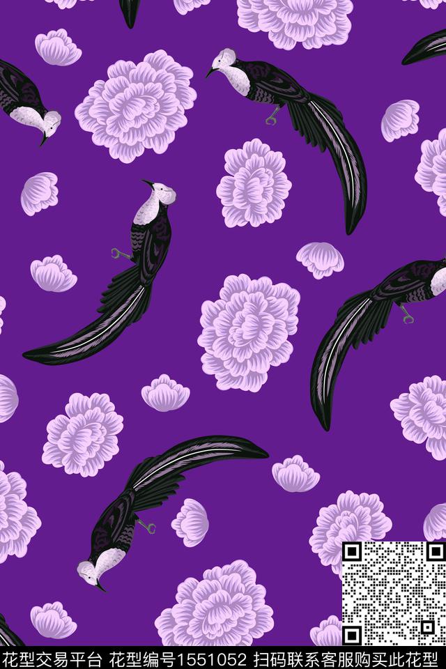 大牌风民族风定位花数码印花华亿平台下载（图片编号: 1551052） - 瓦栏（Walan）