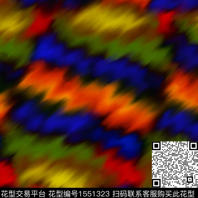 条纹肌理抽象数码印花华亿平台下载（图片编号: 1551323） - 瓦栏（Walan）