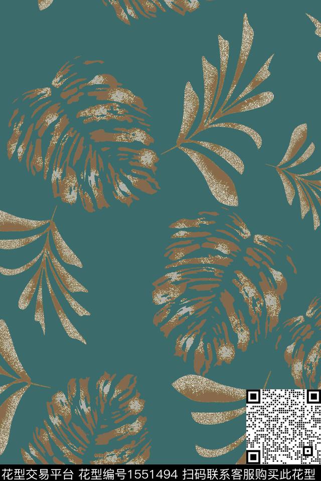 叶子纹理传统华亿平台传统印花华亿平台下载（图片编号: 1551494） - 瓦栏（Walan）