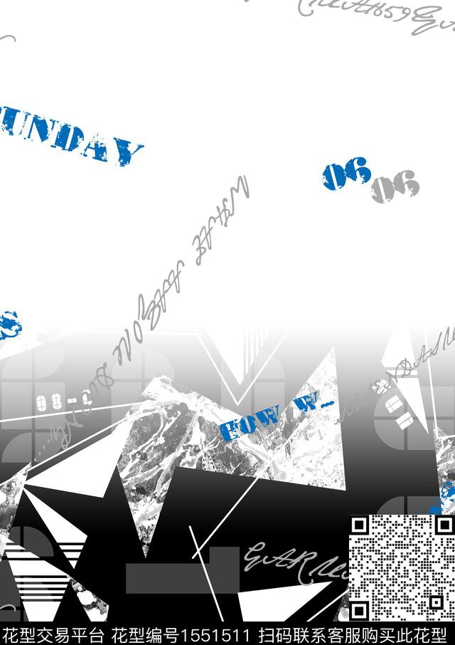 定位字母几何数码印花华亿平台下载（图片编号: 1551511） - 瓦栏（Walan）