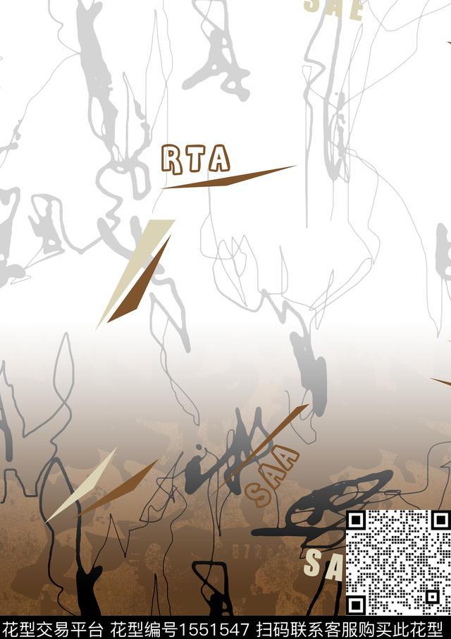 定位字母抽象数码印花华亿平台下载（图片编号: 1551547） - 瓦栏（Walan）