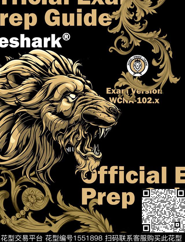 字母定位狮头数码印花华亿平台下载（图片编号: 1551898） - 瓦栏（Walan）