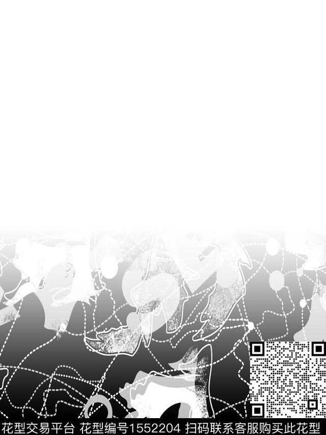 线条字母定位数码印花华亿平台下载（图片编号: 1552204） - 瓦栏（Walan）