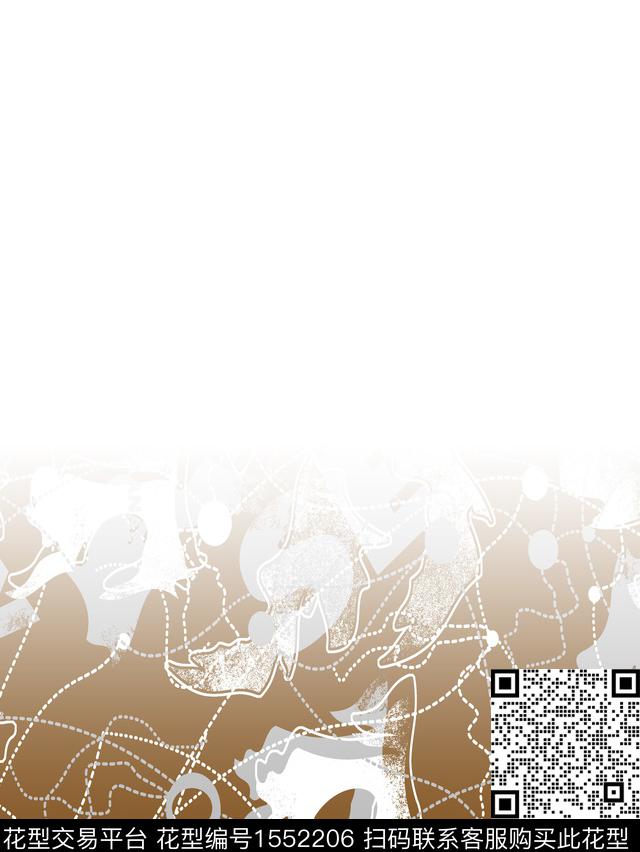 几何抽象男装男装数码印花华亿平台下载（图片编号: 1552206） - 瓦栏（Walan）