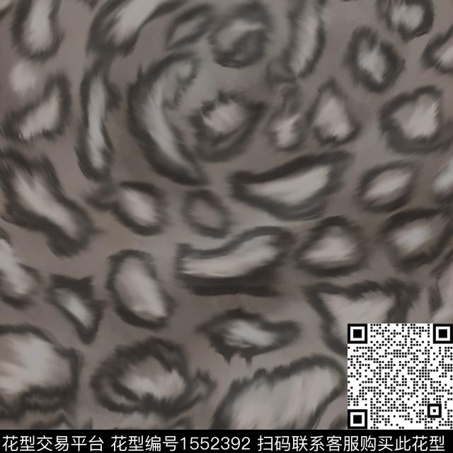 模糊豹纹纹理数码印花华亿平台下载（图片编号: 1552392） - 瓦栏（Walan）