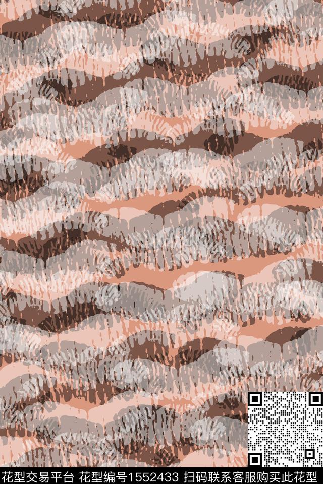 迷彩动物纹抽象传统印花华亿平台下载（图片编号: 1552433） - 瓦栏（Walan）