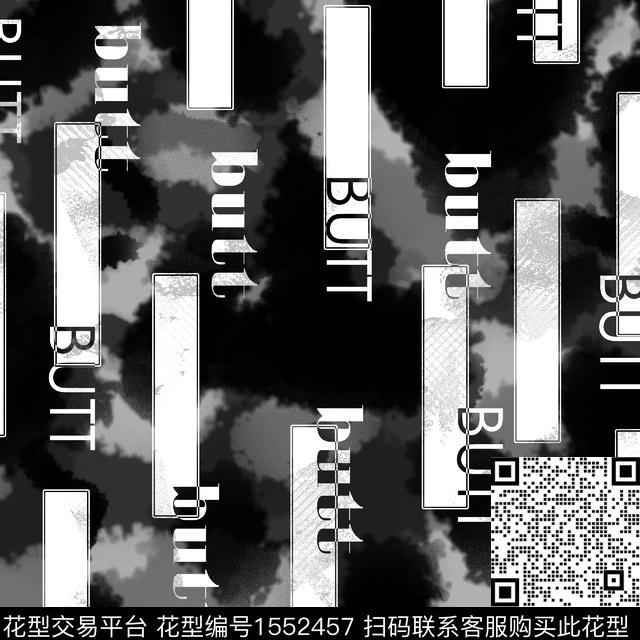 定位花字母几何数码印花华亿平台下载（图片编号: 1552457） - 瓦栏（Walan）