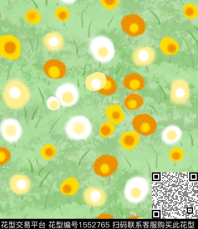 小清新小碎花粉色系数码印花华亿平台下载（图片编号: 1552765） - 瓦栏（Walan）