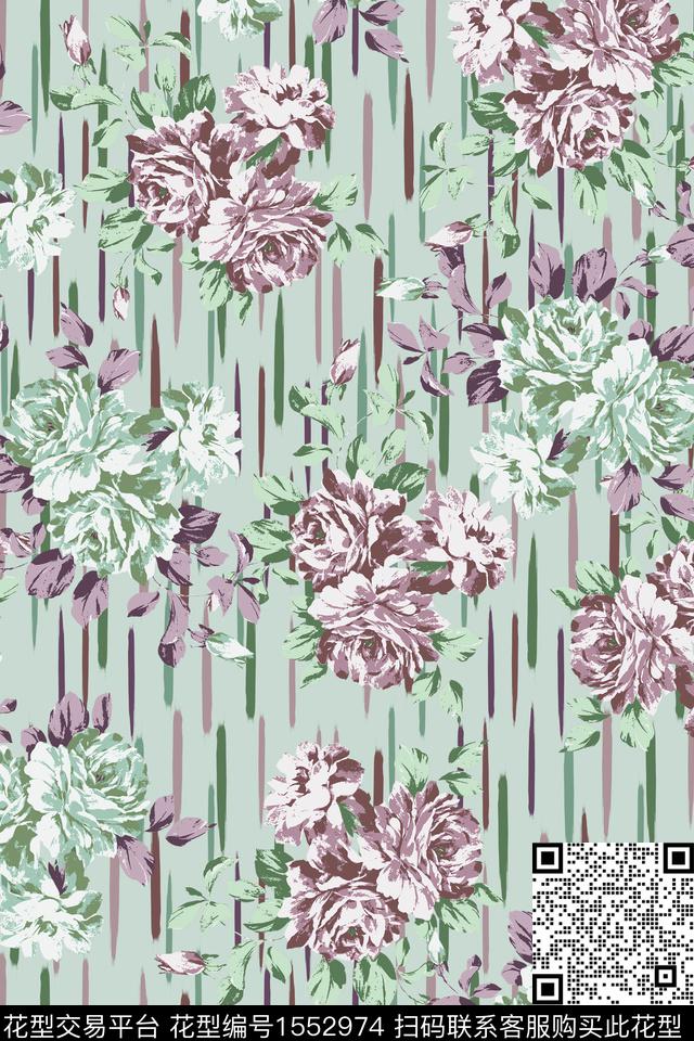 大牌风复古民族风数码印花华亿平台下载（图片编号: 1552974） - 瓦栏（Walan）