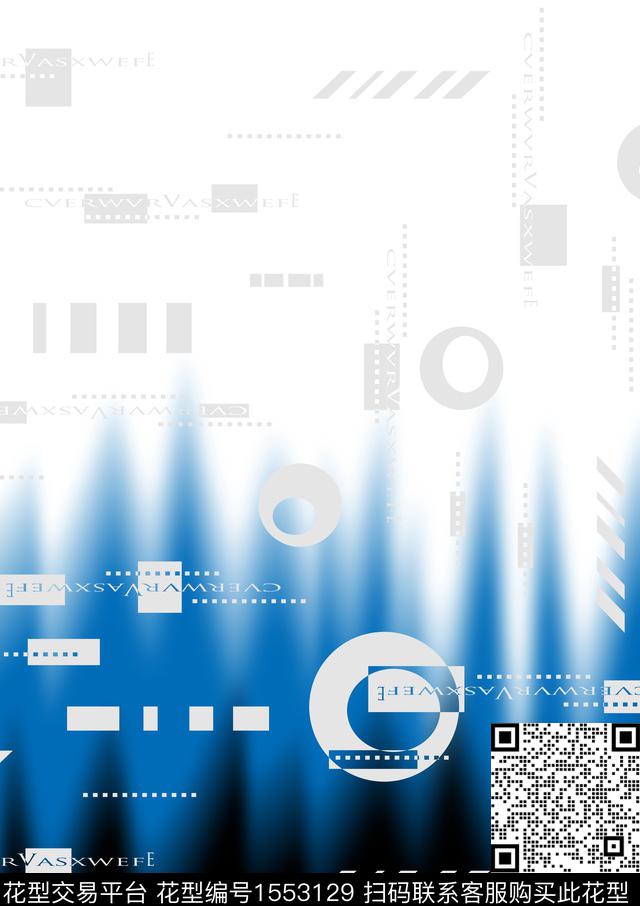 定位几何男装数码印花华亿平台下载（图片编号: 1553129） - 瓦栏（Walan）