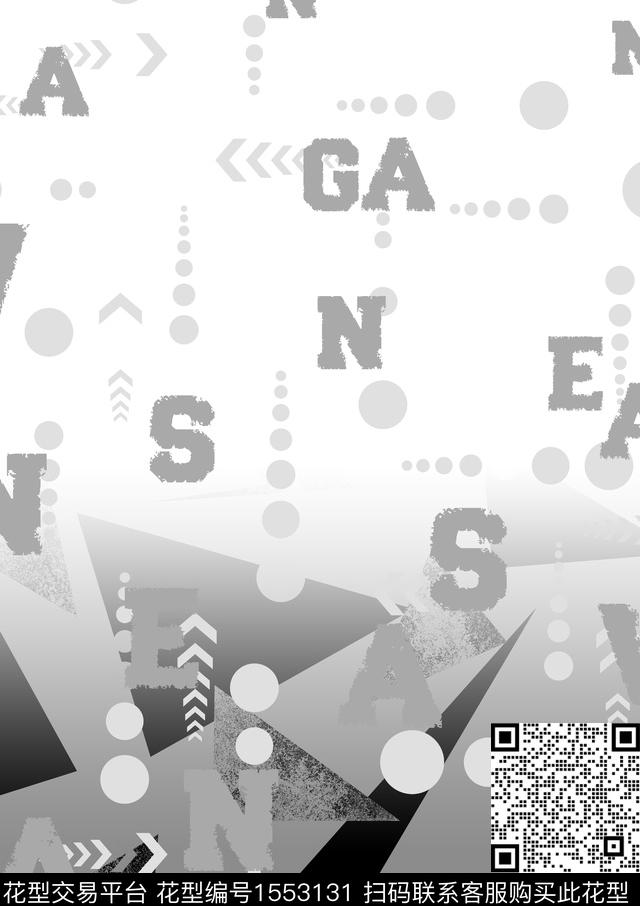 定位几何男装数码印花华亿平台下载（图片编号: 1553131） - 瓦栏（Walan）