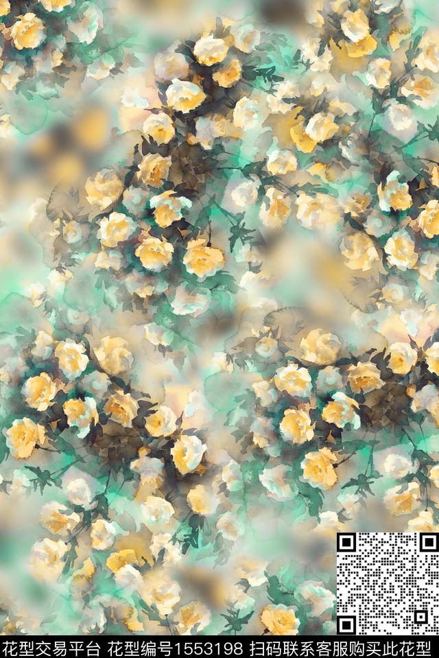 烂花华亿平台时尚真丝数码印花华亿平台下载（图片编号: 1553198） - 瓦栏（Walan）