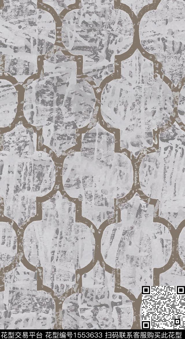 民族风肌理几何数码印花华亿平台下载（图片编号: 1553633） - 瓦栏（Walan）