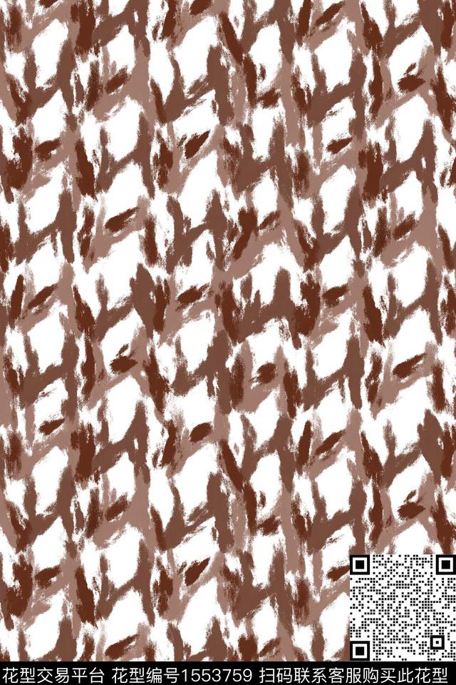 肌理涂鸦笔触数码印花华亿平台下载（图片编号: 1553759） - 瓦栏（Walan）