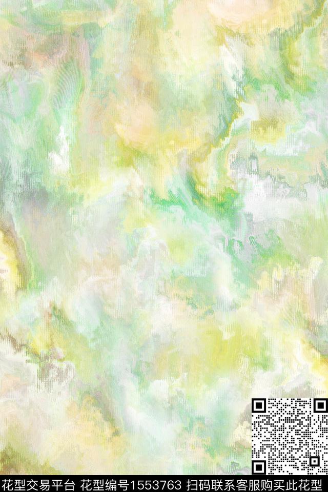 水彩抽象肌理数码印花华亿平台下载（图片编号: 1553763） - 瓦栏（Walan）