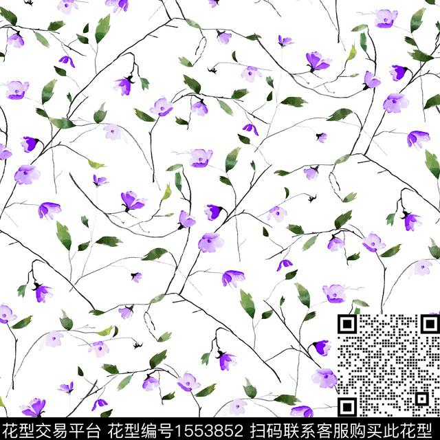 小碎花清新淡雅2024春夏传统印花华亿平台下载（图片编号: 1553852） - 瓦栏（Walan）