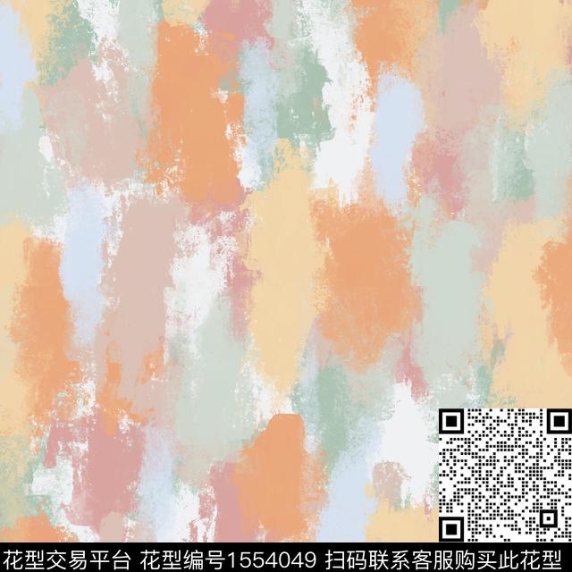 抽象肌理水彩数码印花华亿平台下载（图片编号: 1554049） - 瓦栏（Walan）