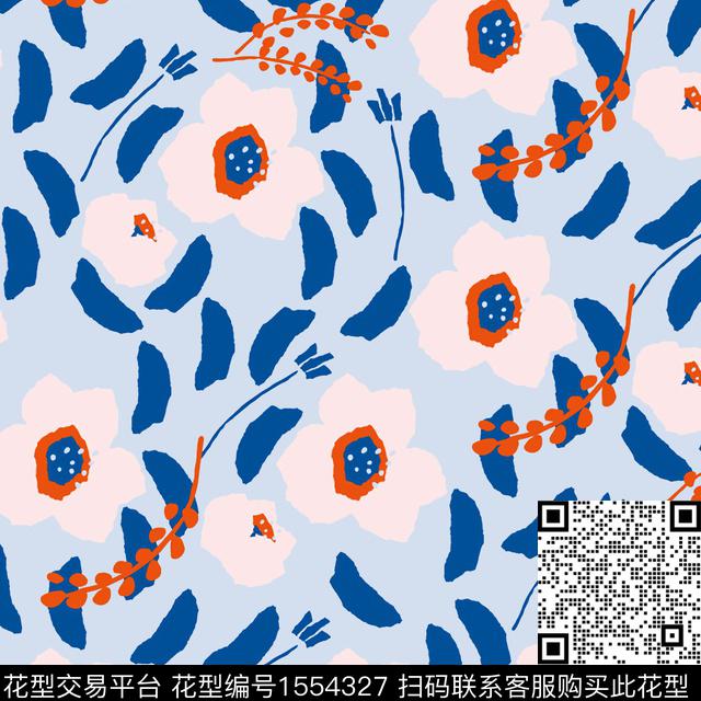 小清新小碎花绿色系传统印花华亿平台下载（图片编号: 1554327） - 瓦栏（Walan）